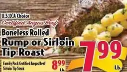Butera Boneless Rolled Rump or Sirloin Tip Roast offer