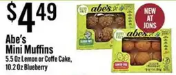 Jons International Abe's Mini Muffins offer