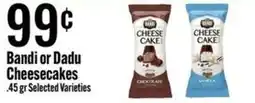 Jons International Bandi or Dadu Cheesecakes offer