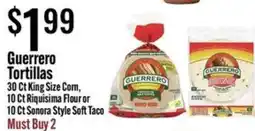 Jons International Guerrero tortillas offer