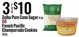 Jons International Zulka Pure Cane Sugar or French Pacific Champurrada Cookies offer
