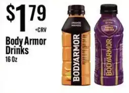 Jons International Body Armor Drinks offer