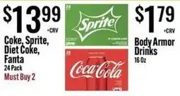 Jons International Coke, Sprite, Diet Coke, Fanta offer