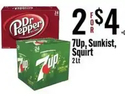 Jons International Dr Pepper 7Up, Sunkist, Squirt offer