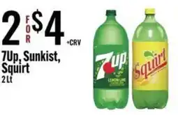 Jons International 7Up, Sunkist, Squirt offer