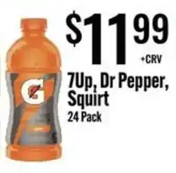 Jons International 7up, Dr Pepper, Squirt offer