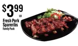 Jons International Fresh Pork Spareribs offer