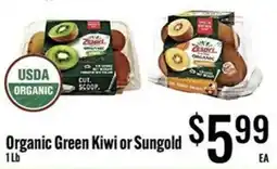 Jons International Zespri Organic Green Kiwi or Sungold offer