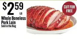Jons International Whole Boneless Pork Loin offer