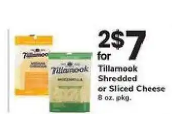 Tillamook Shredded or Sliced Cheese