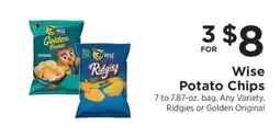 ShopRite Wise Potato Chips offer