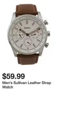 TJ Maxx Men's Sullivan Leather Strap Watch offer