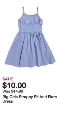 TJ Maxx Big Girls Strappy Fit And Flare Dress offer