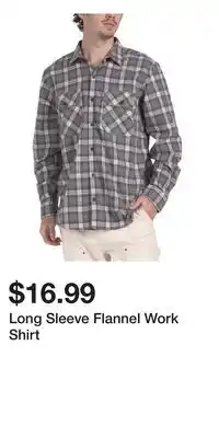 TJ Maxx Long Sleeve Flannel Work Shirt offer
