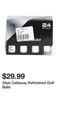 TJ Maxx 24pk Callaway Refinished Golf Balls offer