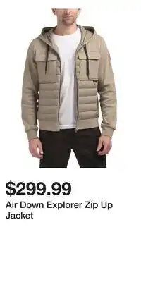 TJ Maxx Air Down Explorer Zip Up Jacket offer