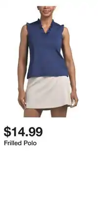 TJ Maxx Frilled Polo offer