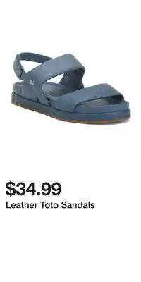 TJ Maxx Leather Toto Sandals offer