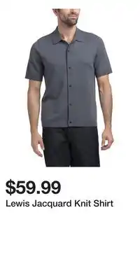 TJ Maxx Lewis Jacquard Knit Shirt offer