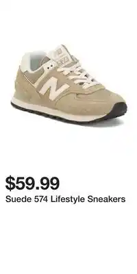 TJ Maxx Suede 574 Lifestyle Sneakers offer