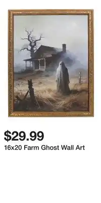 TJ Maxx 16x20 Farm Ghost Wall Art offer