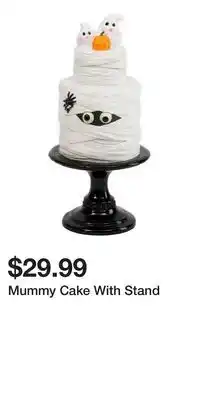 TJ Maxx Mummy Cake With Stand offer