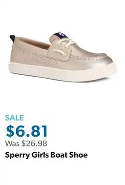 Sam's Club Sperry Girls Boat Shoe offer