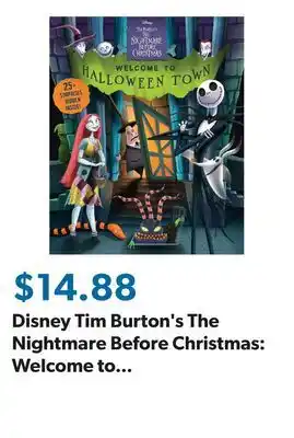 Sam's Club Disney Tim Burton's The Nightmare Before Christmas: Welcome to Halloween Town!, Hardcover offer