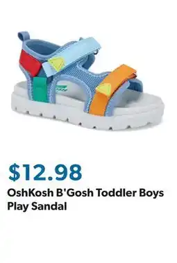 Sam's Club OshKosh B'Gosh Toddler Boys Play Sandal offer