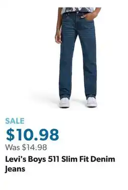Sam's Club Levi's Boys 511 Slim Fit Denim Jeans offer
