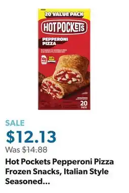 Sam's Club Hot Pockets Pepperoni Pizza Frozen Snacks, Italian Style Seasoned Crust, 90 oz., 20 pack (Frozen) offer