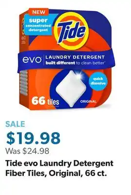 Sam's Club Tide evo Laundry Detergent Fiber Tiles, Original, 66 ct offer