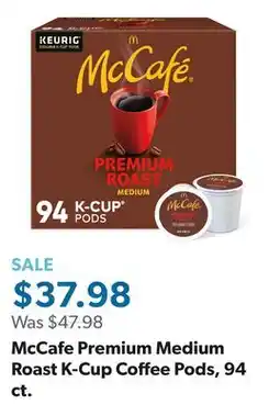 Sam's Club McCafe Premium Medium Roast K-Cup Coffee Pods, 94 ct offer