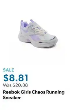 Sam's Club Reebok Girls Chaos Running Sneaker offer