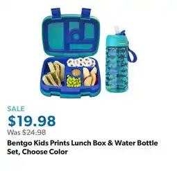 Sam's Club Bentgo Kids Prints Lunch Box & Water Bottle Set, Choose Color offer