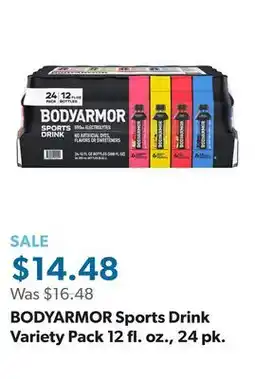 Sam's Club BODYARMOR Sports Drink Variety Pack 12 fl. oz., 24 pk offer