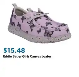 Sam's Club Eddie Bauer Girls Canvas Loafer offer
