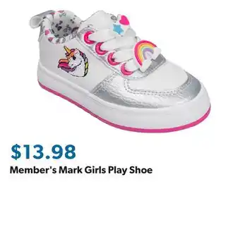 Sam's Club Member's Mark Girls Play Shoe offer