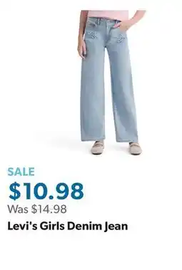 Sam's Club Levi's Girls Denim Jean offer