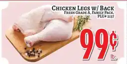 Trade Fair Supermarket CHICKEN LEGS w/ BACK offer