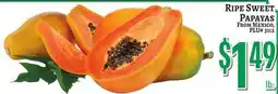 Trade Fair Supermarket RIPE SWEET PAPAYAS FROM MEXICO, PLU# 3112 offer