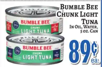 Trade Fair Supermarket BUMBLE BEE CHUNK LIGHT TUNA offer