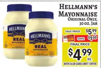 Trade Fair Supermarket HELLMANN'S MAYONNAISE offer