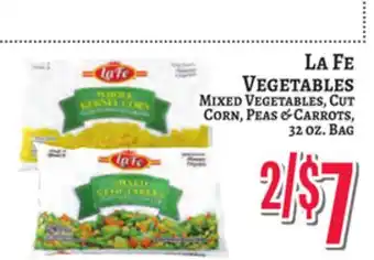 Trade Fair Supermarket La Fe VEGETABLES offer