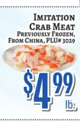 Trade Fair Supermarket IMITATION CRAB MEAT offer
