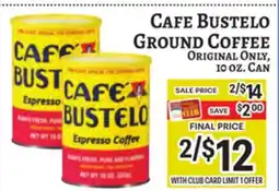 Trade Fair Supermarket Cafe Bustelo Ground Coffee offer