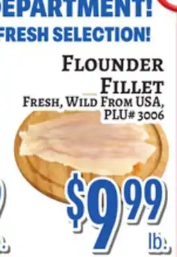 Trade Fair Supermarket Flounder FILLET offer