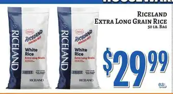 Trade Fair Supermarket RICELAND EXTRA LONG GRAIN RICE offer