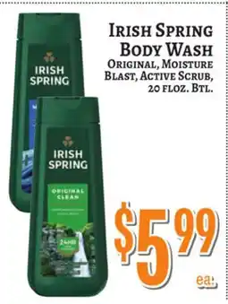 Trade Fair Supermarket IRISH SPRING BODY WASH offer