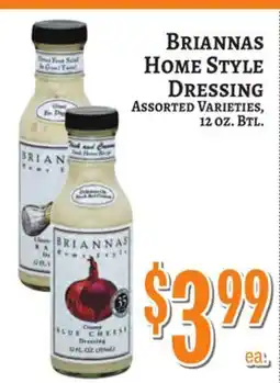 Trade Fair Supermarket Briannahs Home Style Dressing offer